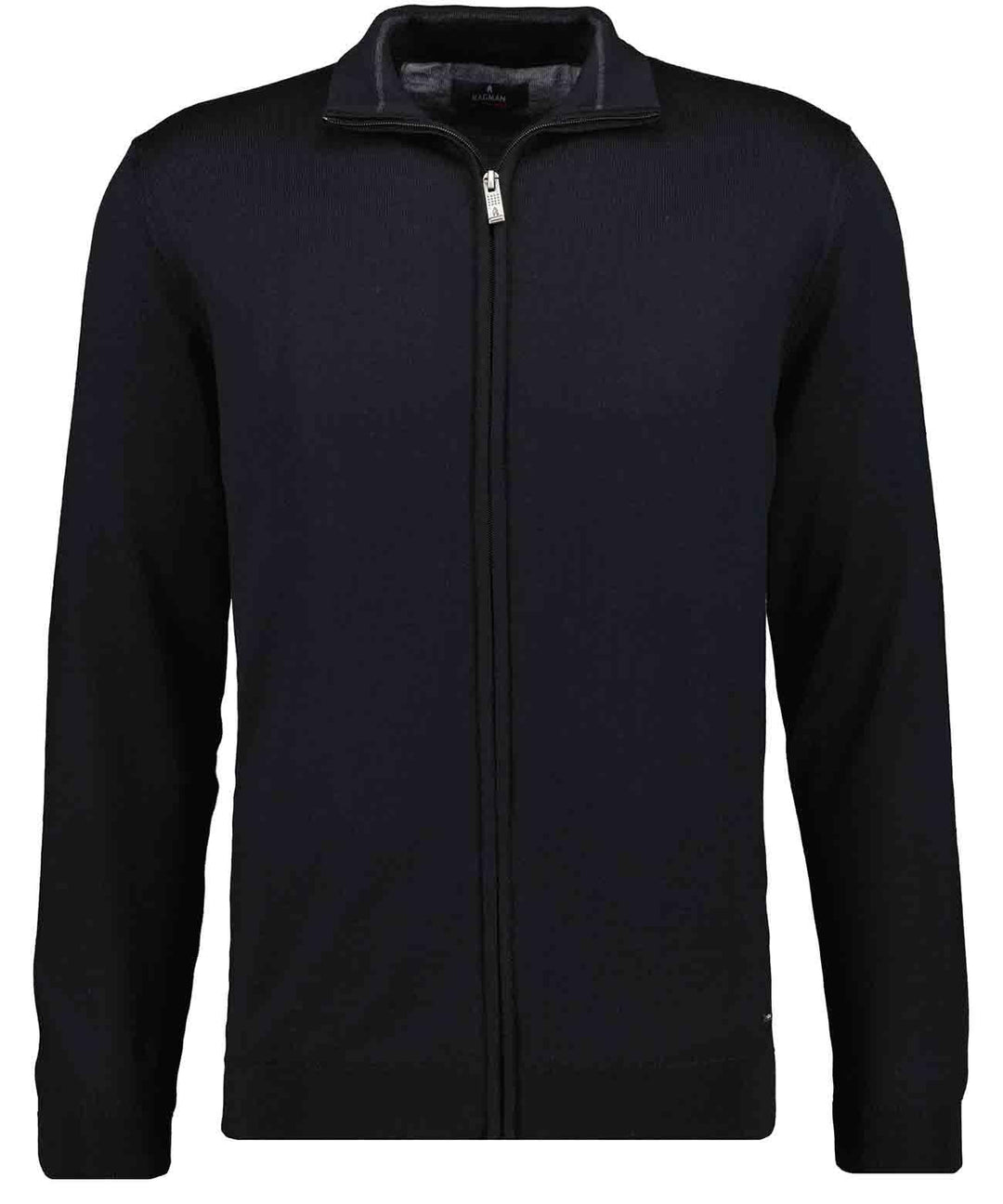 RAGMAN Herren Merino Strickjacke S Schwarz-009, S Schwarz-009
