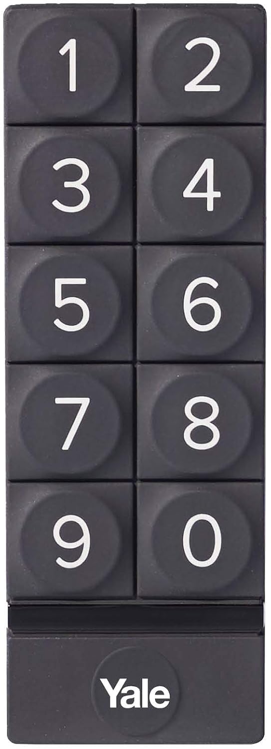 Yale Smart Keypad (05/301000/BL) – Schwarze digitale Smart Lock-Tastatur für Linus mit One-Touch-Ver