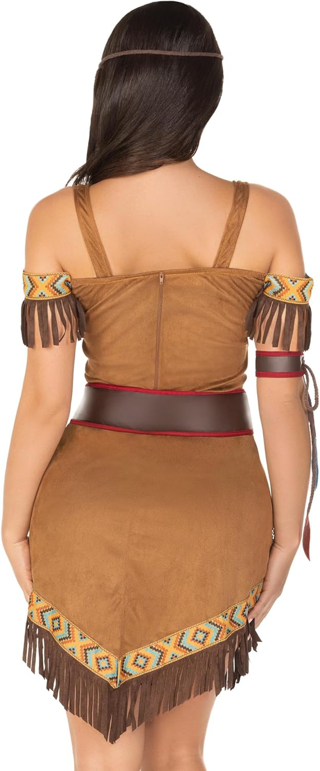LEG AVENUE 85398 - Native Princess Damen kostüm, Grösse XL (Braun) Grösse XL (EUR 44-46), Grösse XL
