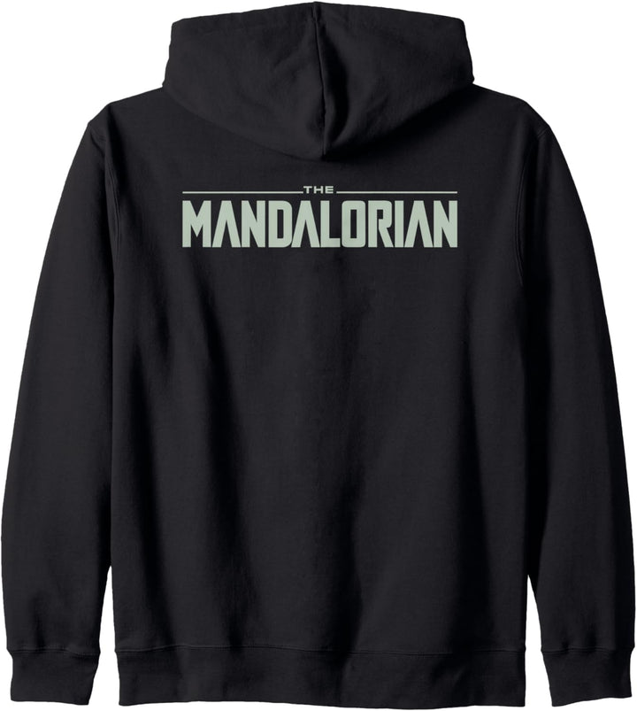 Star Wars The Mandalorian The Child Faded Circle Portrait Kapuzenjacke