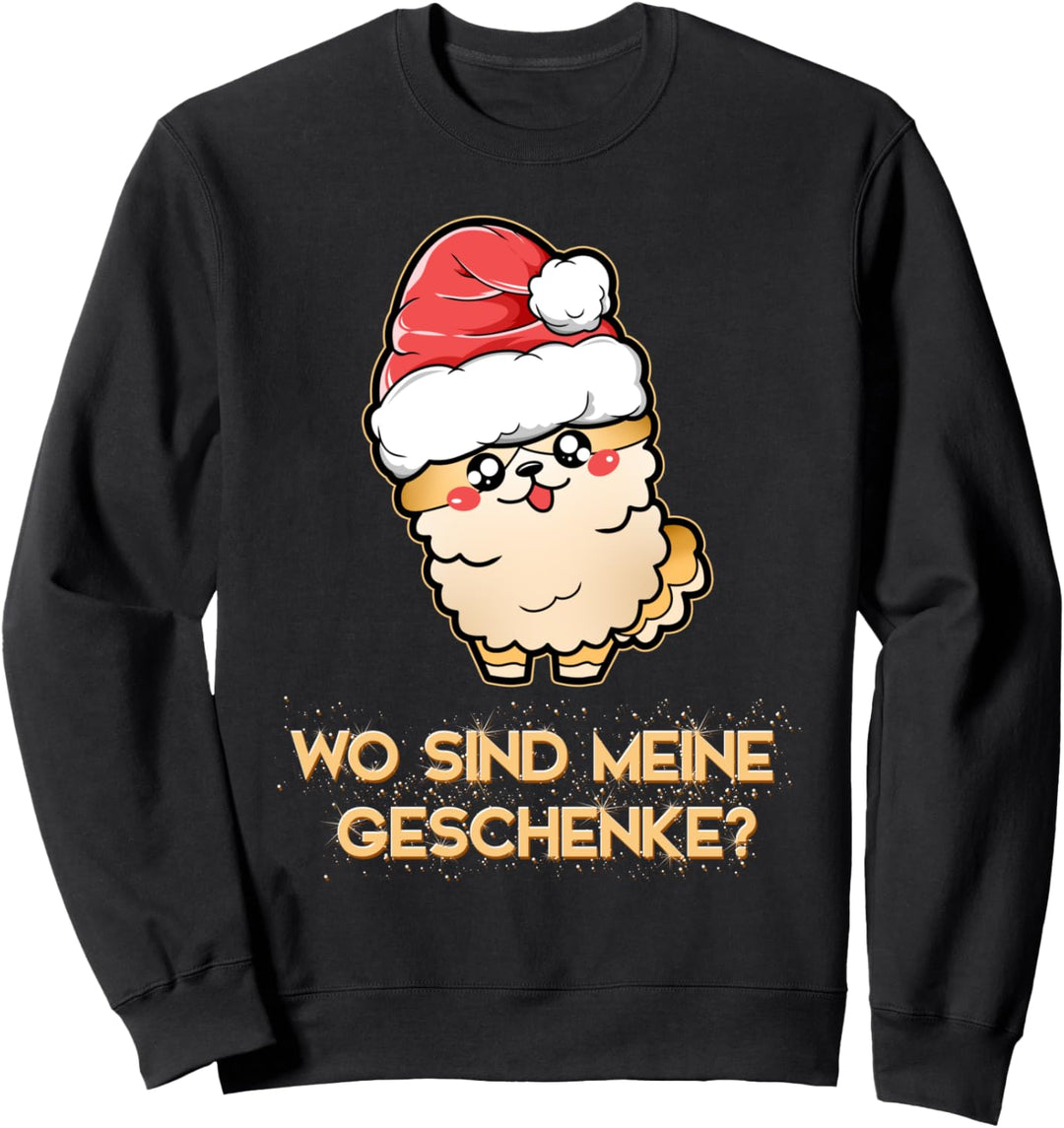 Christmas Hund Lustiges Hunde Xmas süsser Hund Weihnachten Sweatshirt