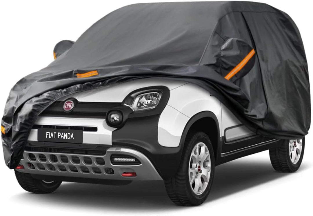 Kayme Autoplane Wasserdicht Atmungsaktiv für FIAT Panda (2011-2025), 7 Schichten Vollgarage Autoabde