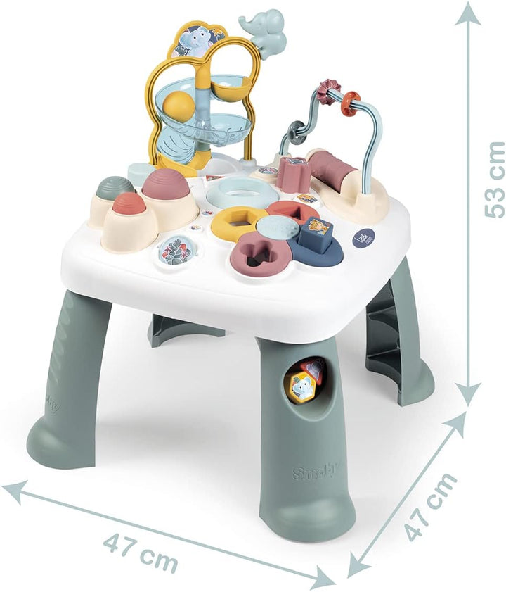 Smoby Toys - Little Smoby Spieltisch ab 1 Jahr - Activity-Tisch mit Lern- und Motorik-Spielzeug für