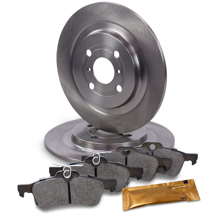 Bremsenset Hinterachse inkl. Bremsscheiben Ø 278 mm Voll + Bremsbeläge Hinten, Passend für TOYOTA YA