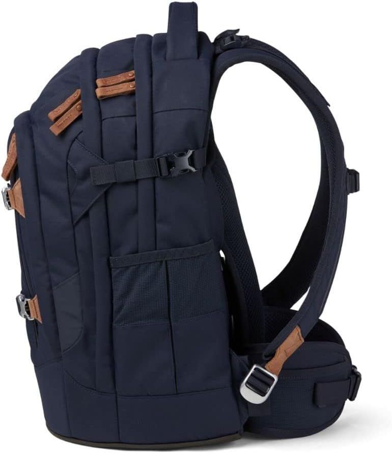 Satch Pack Schulrucksack Set 2tlg. inkl. Schlamperbox (Nordic Blue), Nordic Blue