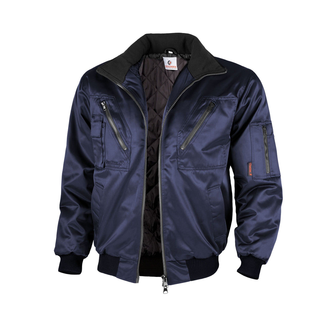 PILOTJACKE 60% CI/40% PES MIT FESTEM STEPPFUTTER+FESTEN ÄRMELN Grösse, marine