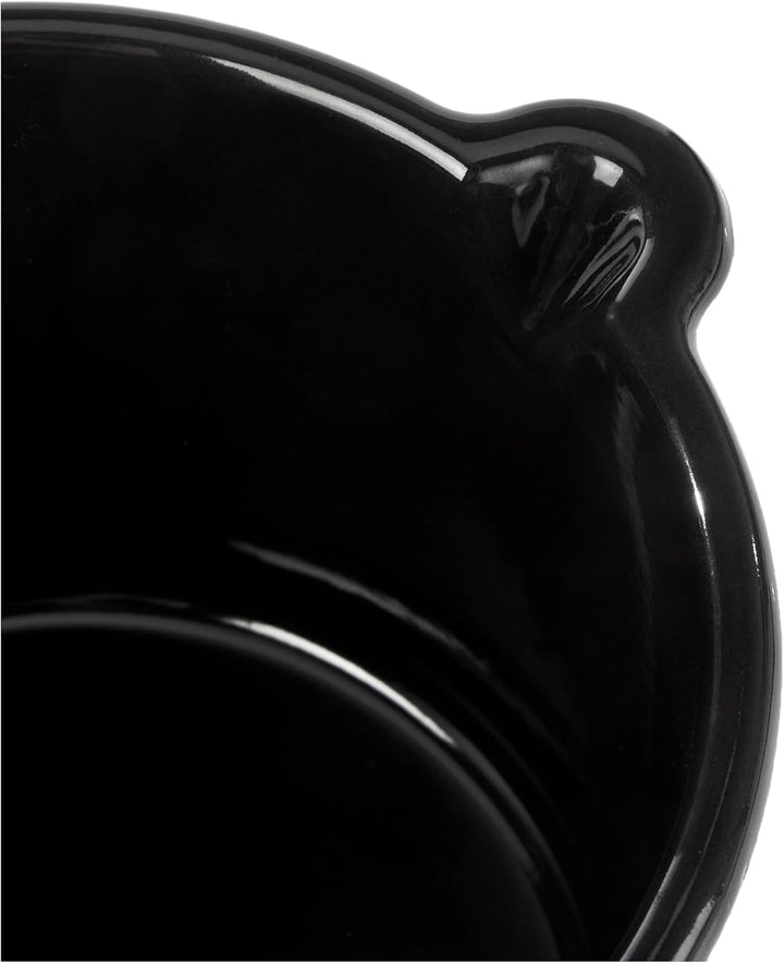 GSW 255141 Profi-Black-Star Milchtopf 14cm, Emaille, schwarz, 14 cm, 21 x 15.5 x 12 cm