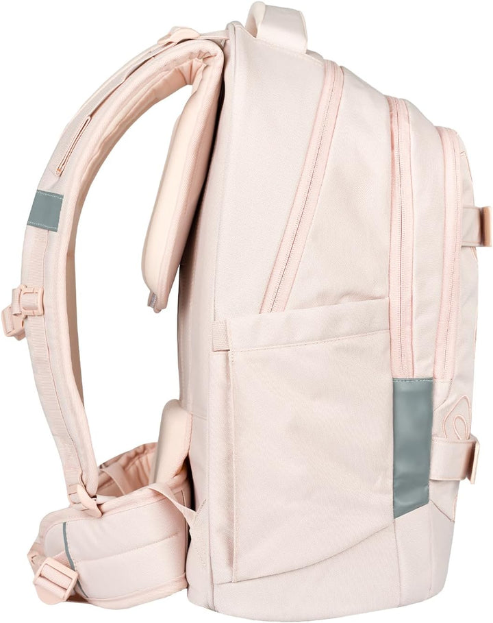 Baagl Schulrucksack Set Jungen Mädchen Teenager 3 Teilig, Skateboard Rucksack Skate MAX, Schultasche