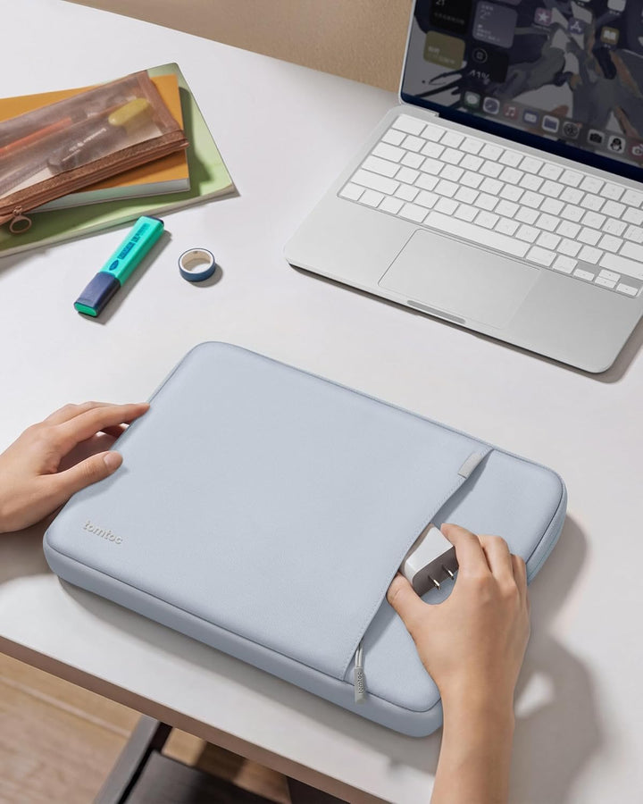 tomtoc 360° Tasche Hülle Entwickelt für 13 Zoll MacBook Neo A3404 (2026) mit A18 Pro Chip, Wasserabw