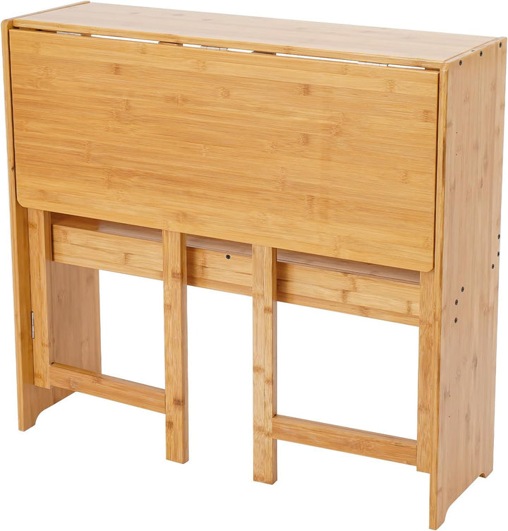 Klappbarer Schreibtisch, Kleiner Klapptisch, Heimbüro Klapptisch, Faltbarer Kompaktschreibtisch für