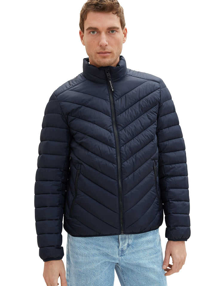 TOM TAILOR Herren Lightweight Steppjacke mit Stehkragen S 10668-sky Captain Blue, S 10668-sky Captai