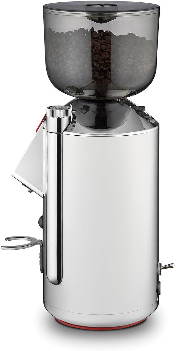 La Pavoni Zylinder, LPGGRI01EU Kaffeemühle, Tritan-Trichter und 50-mm-Flachmahlwerke, 500-g-Bohnenbe