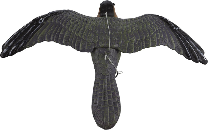 Vogelscheuche und Nagerschreck 52 cm Spannweite - ideal gegen lästige Tauben, Amseln und Elstern.