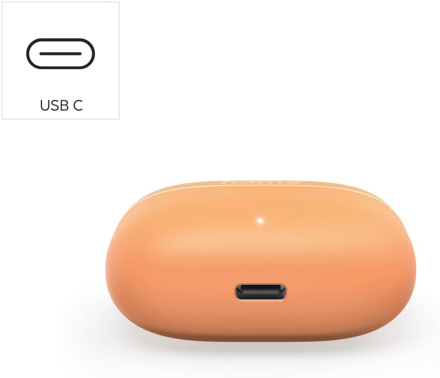 Hama TWS Bluetooth Kopfhörer kabellos Freedom Light II, Mikrofon, 20h | Earbuds orange, Bluetooth 5.
