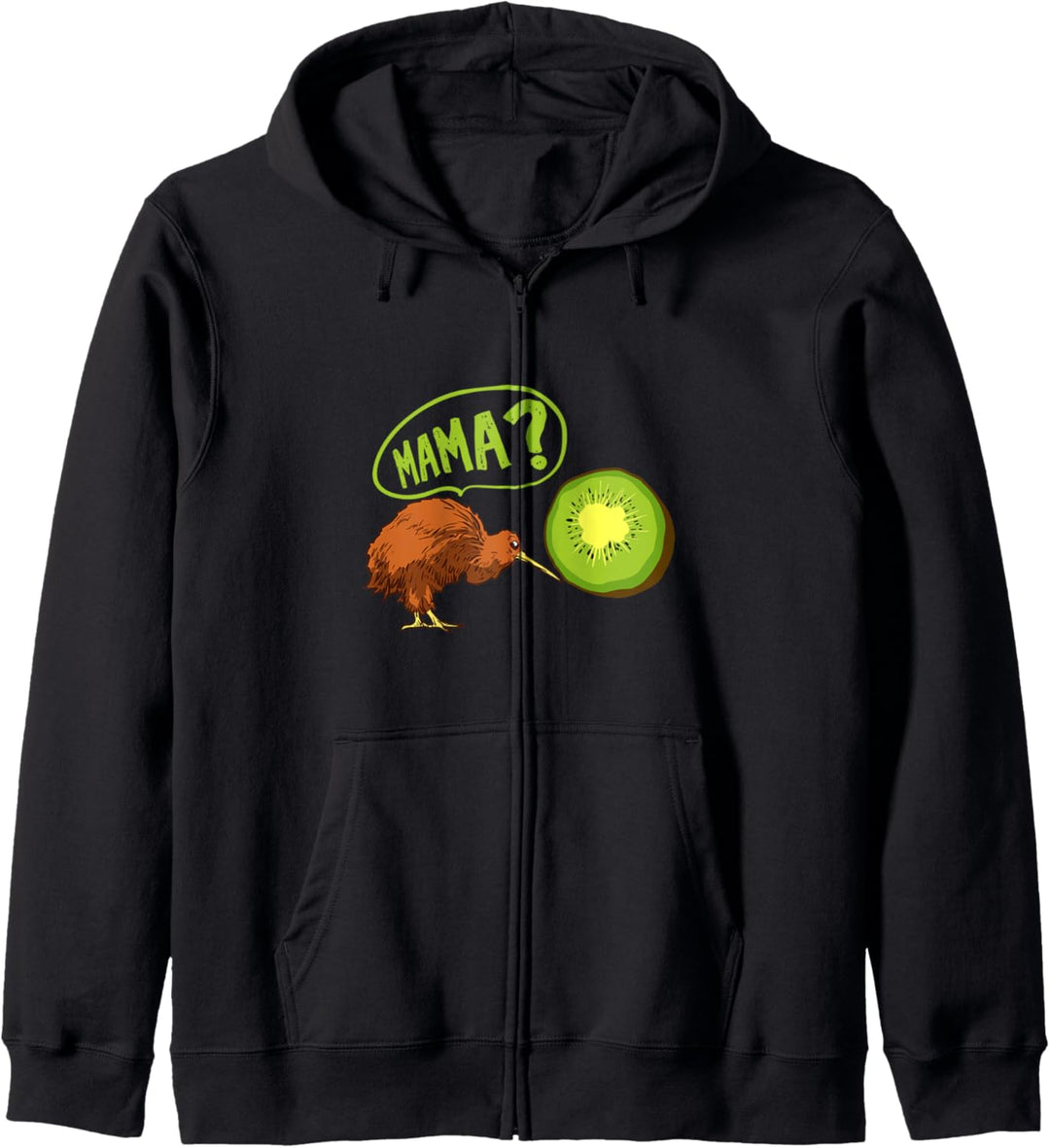 Kiwi trifft Kiwi Geschenk für eine neuseeländischen Kiwi Kapuzenjacke