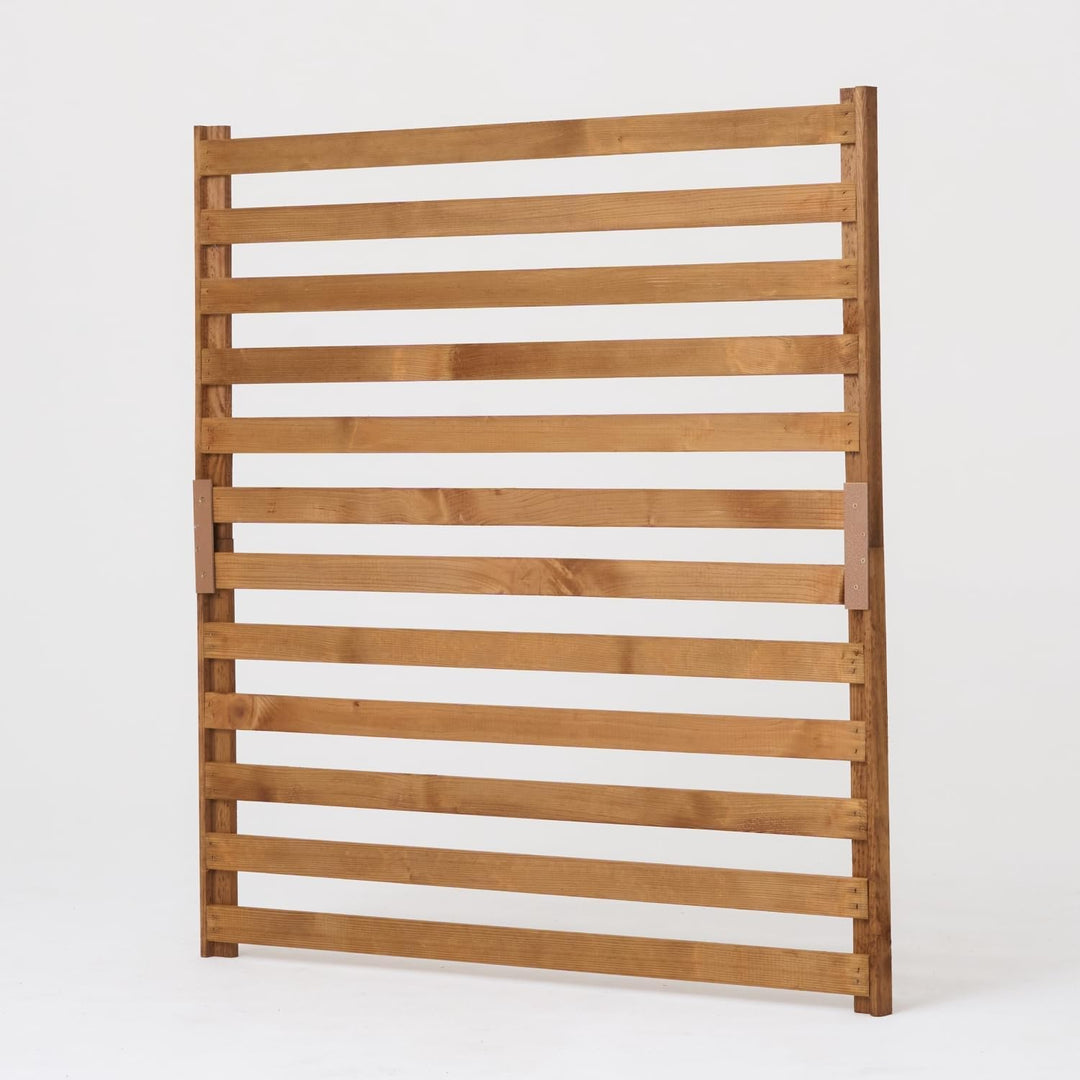 Modulares Rankgitter 50cm hoch – Spalier für Homerzo Pflanzkübel – Erweiterbare Holz Gitterwand für