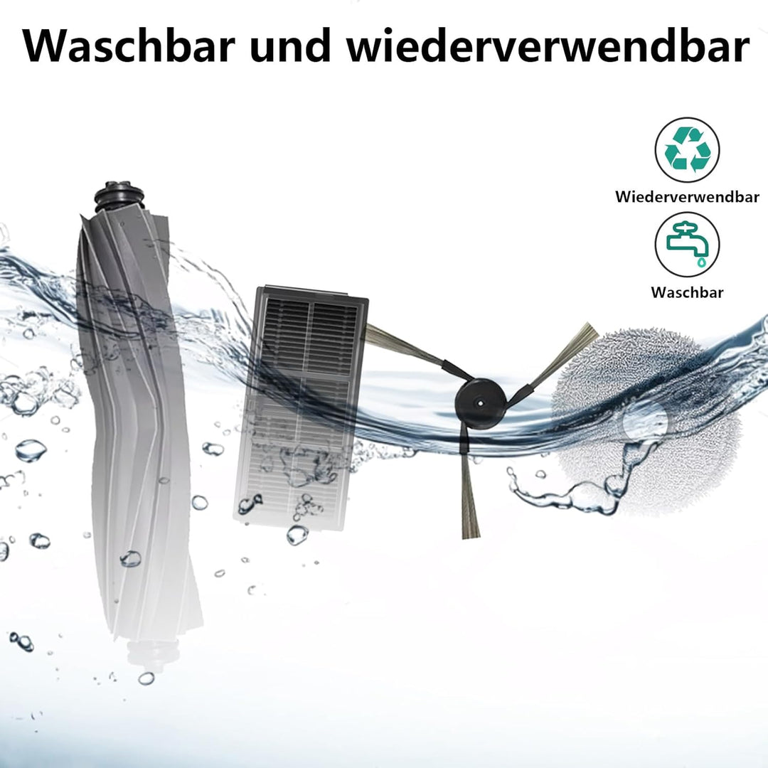 22 Pcs Zubehör für Dreame X40 Ultra Complete/L40 Ultra/X40 Master, für Mova P50 Pro Ultra Staubsauge