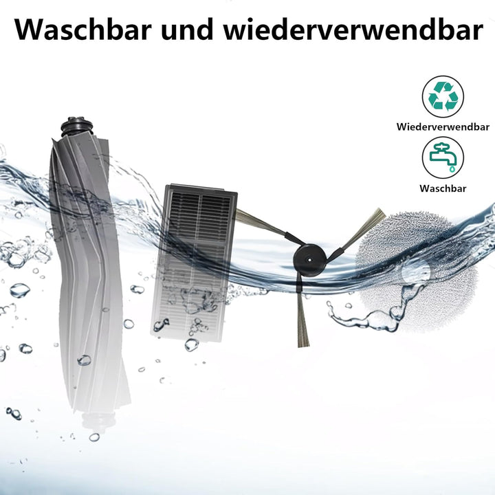 22 Pcs Zubehör für Dreame X40 Ultra Complete/L40 Ultra/X40 Master, für Mova P50 Pro Ultra Staubsauge