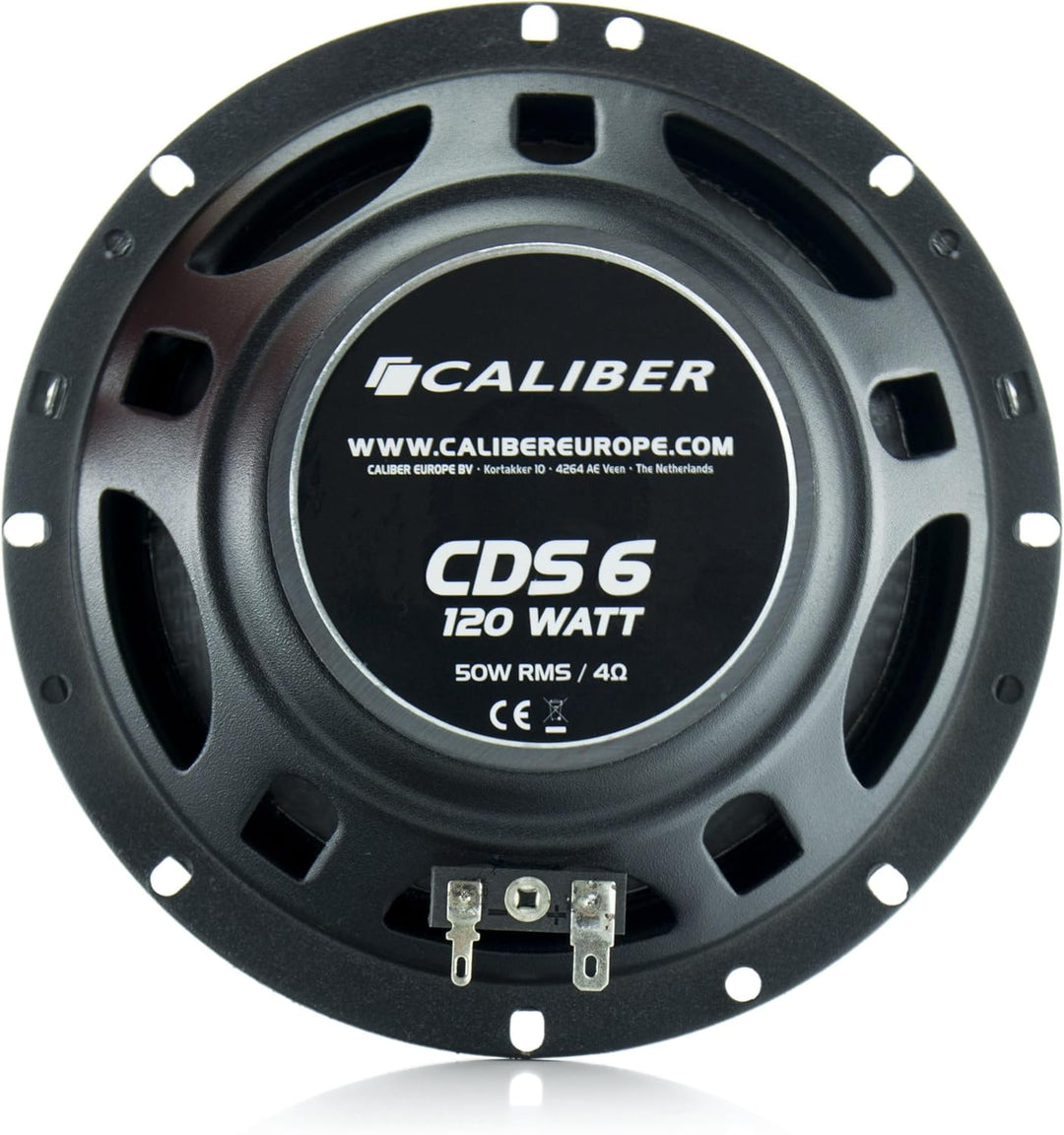 Caliber Auto Lautsprecher Set 120W - 2er Set Lautsprecher Auto - Ø 16,5CM - Koaxial Lautsprecher 2-W