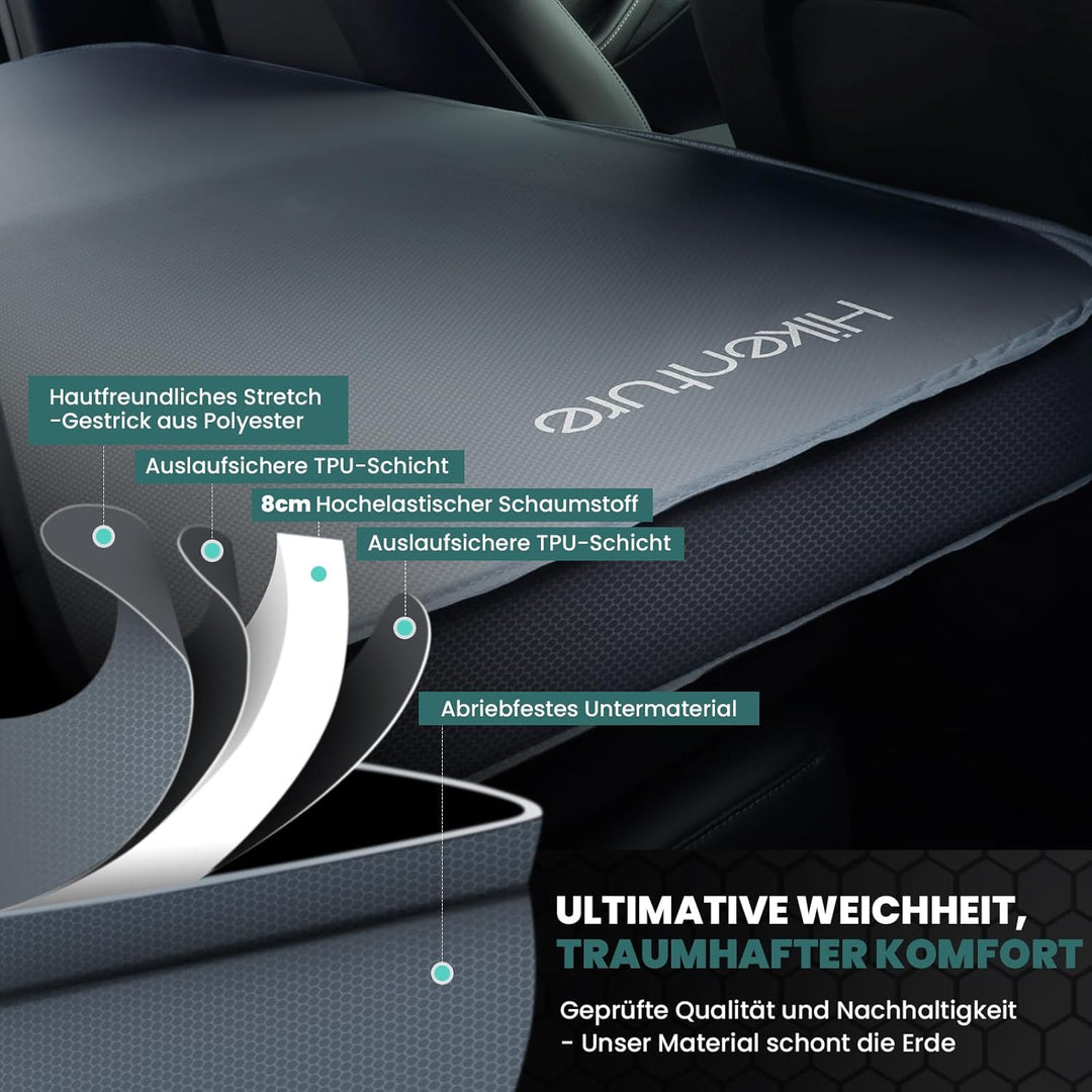 HIKENTURE Campingmatratze passend für Tesla Model Y, 8 cm Extra Dicke Selbstaufblasende Isomatte, Lu