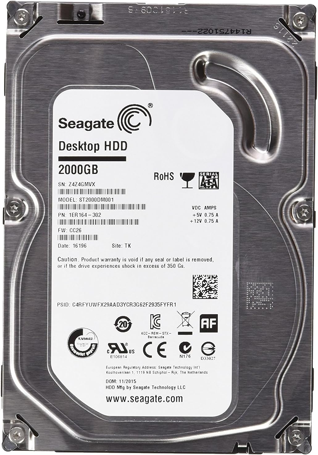 Seagate ST2000DM001 Barracuda