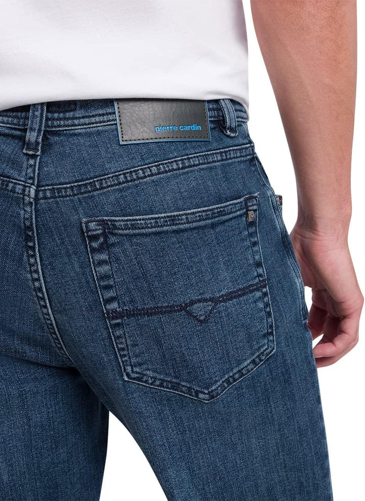 Pierre Cardin Herren Jeans 5-pocket Dijon Blau 32W / 34L Light Blue Used Buffies, 32W / 34L Light Bl