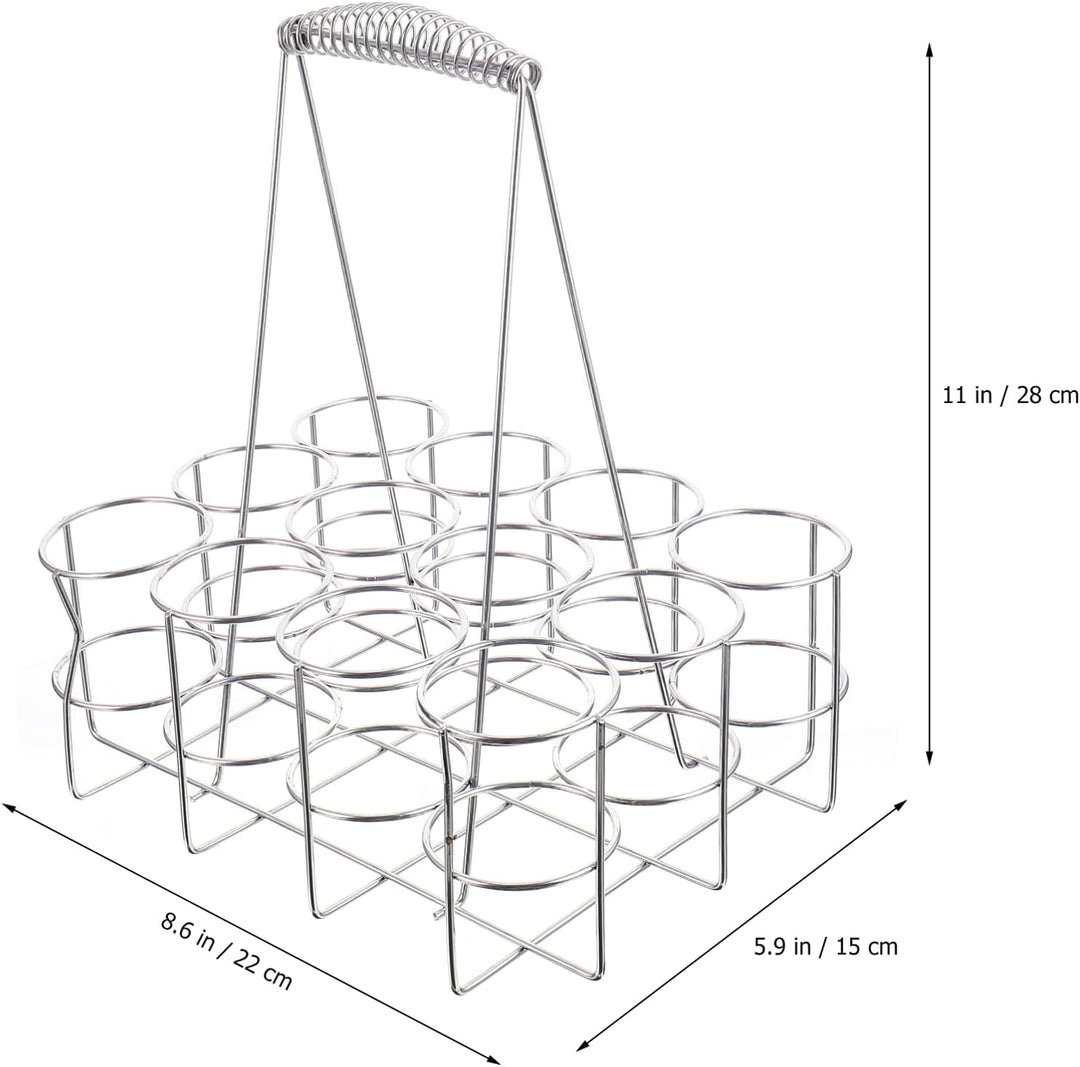 Metall Flaschenkorb Flaschenträger Bierträger Flaschenhalter Flaschen Tragekorb Getränkekorb Bierfla