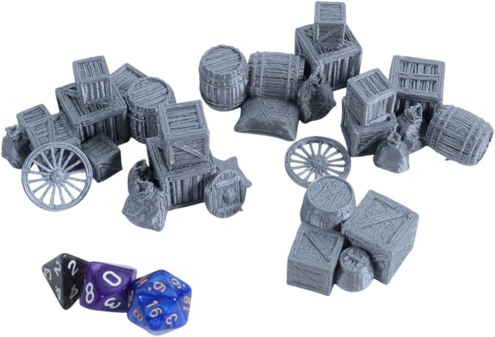Tims Plum Mittelalterliches Scheunenzubehör für Tabletop-RPG- und Wargaming-Gelände