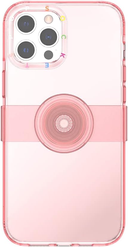 PopSockets: PopCase Hülle für iPhone 12 Pro Max mit Abnehmbarem PopGrip Slide Sockel und Griff mit A