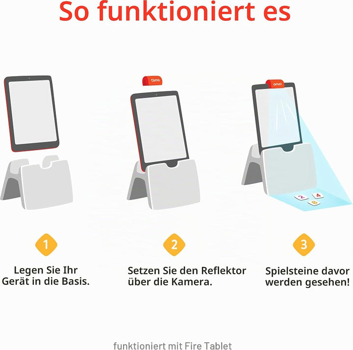 Osmo - Coding Starter Kit für Fire Tablet - 3 lehrreiche Lernspiele - Ab 5-10 Jahren - Programmieren