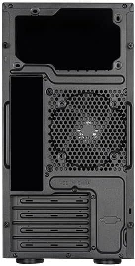 Silverstone SST-FA313-B Kompaktes Micro-ATX-Tower-Gehäuse, EIN vorinstallierter hinterer 120-mm-Lüft