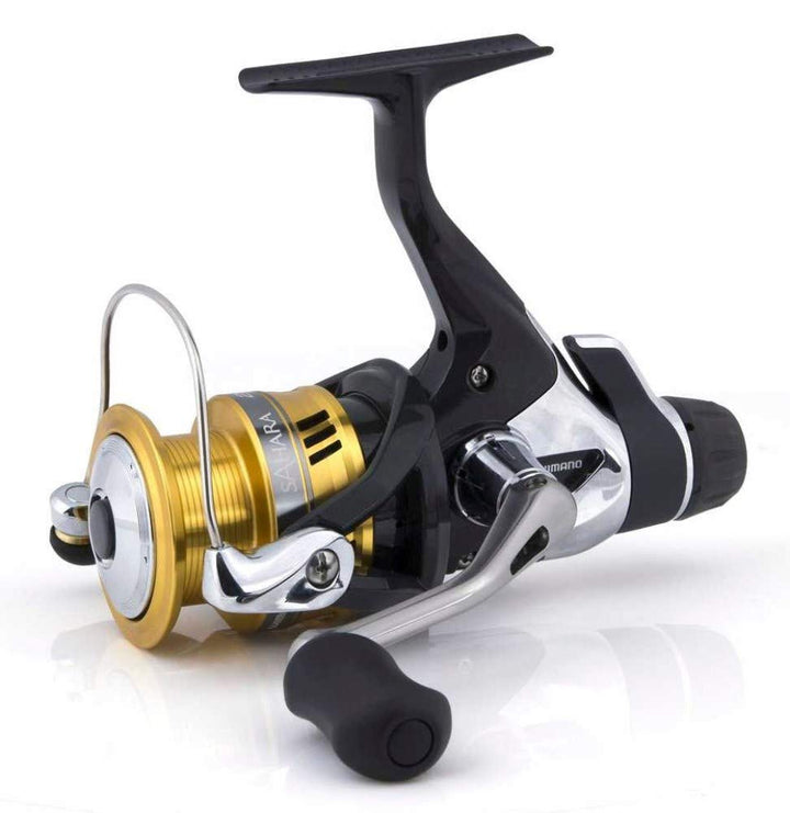 Shimano SH2500R Spinning Angelrolle mit Heckbremse, Schwarz