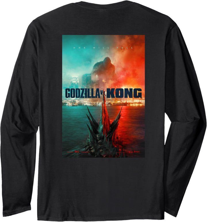Godzilla vs Kong - Official Poster Langarmshirt