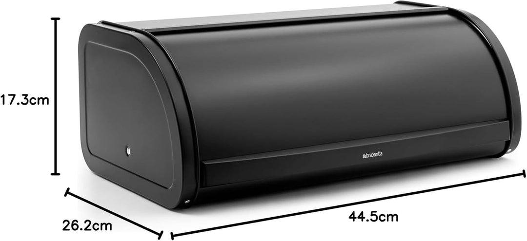 Brabantia Rollbrotkasten - Grosse Aufbewahrungsbox für Brot, Bagels, Brötchen auf der Arbeitsplatte
