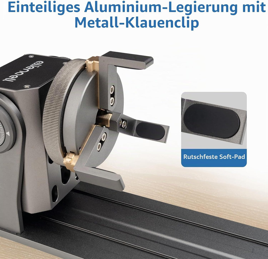 ALIENCELL RR1 Roterende Laser Graveer rol, 180° Hoekaanpassing Kaakrol, Compatibel Met de Meeste Las