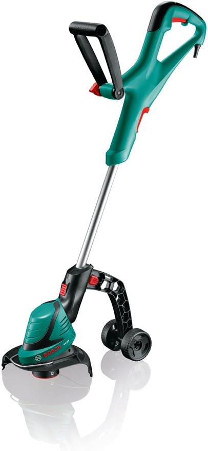 Bosch 06008 A5900 Rasentrimmer ART 24 mit Rollen, Schnittbreite 24 cm, Griff verstellbar 80 – 115 cm