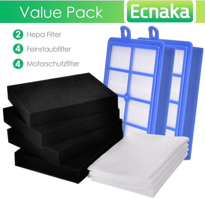 3 in 1 USK4 HEPA Filter Ersatzteile Ersatzfilter für AEG Ausk11 Lx7 Lx8 Allergy Plus Filter, EF129 E