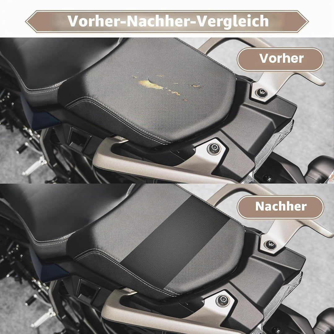 Kunstleder Selbstklebend, 60x200 cm Dunkelbraun Leder Reparatur Patch, Lederflicken Selbstklebender,