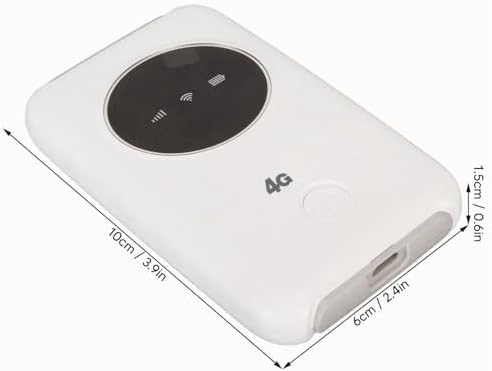 Brrnoo 5G Mobile WiFi Modem, Wireless Mobile Router 300 Mbit/s, Entsperrter 5G WiFi SIM-Kartensteckp