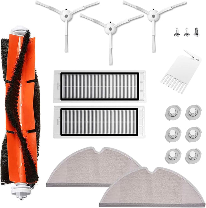 Zubehör für Roborock Saugroboter, Ersatzteile kompatibel für Roborock S50 S51 S55 S5 max S6 S60 S65,