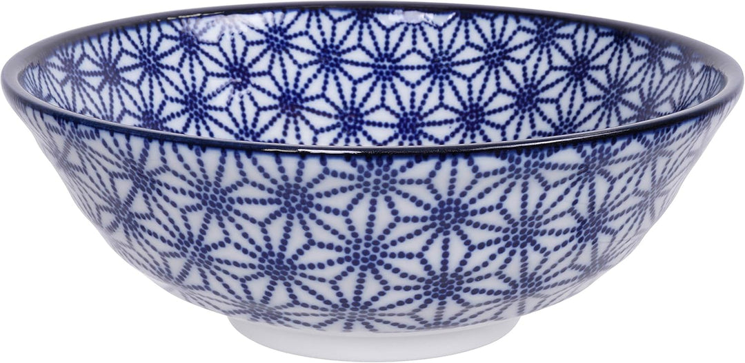 teeblume Tokyo Design Studio Nippon Blue 2-er Schalen-Set blau-weiss, Ø 21 cm, ca. 1000 ml, asiatisc