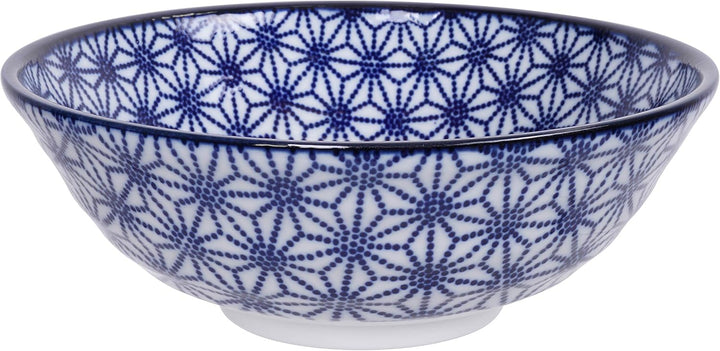 teeblume Tokyo Design Studio Nippon Blue 2-er Schalen-Set blau-weiss, Ø 21 cm, ca. 1000 ml, asiatisc