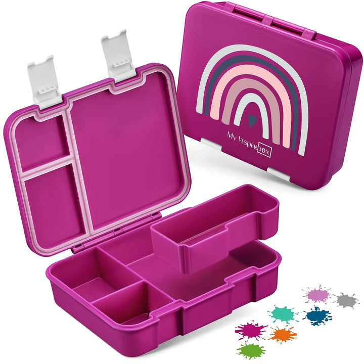 My Vesperbox® Brotdose für Kinder mit Fächern [JIN] - Lunchbox mit Trennfächern - Bento Box - Jausen