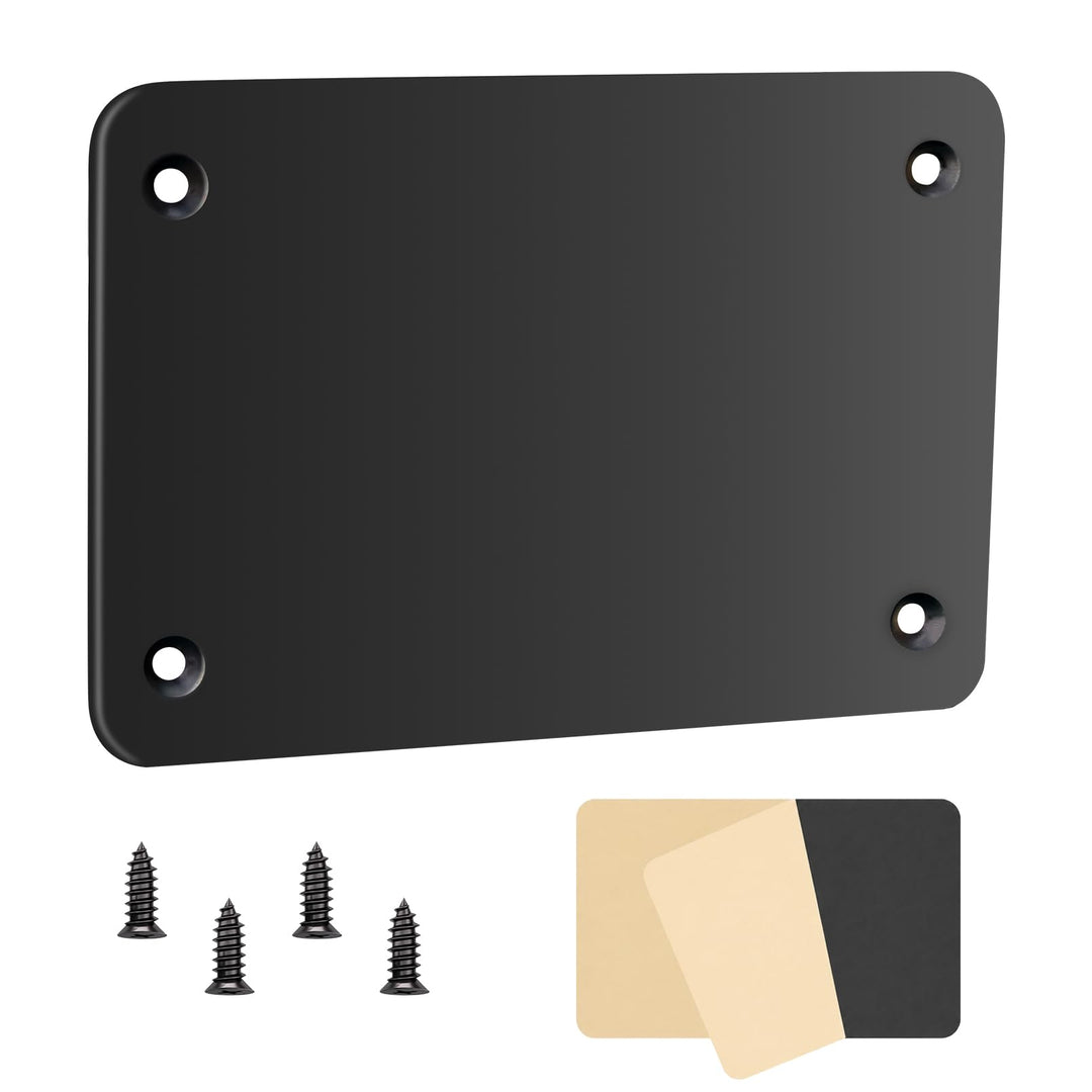 Metallplatte für Magnetische Rückfahrkamera (11,6 × 8 cm) – Für Wohnwagen &amp; Anhänger aus Kunststoff