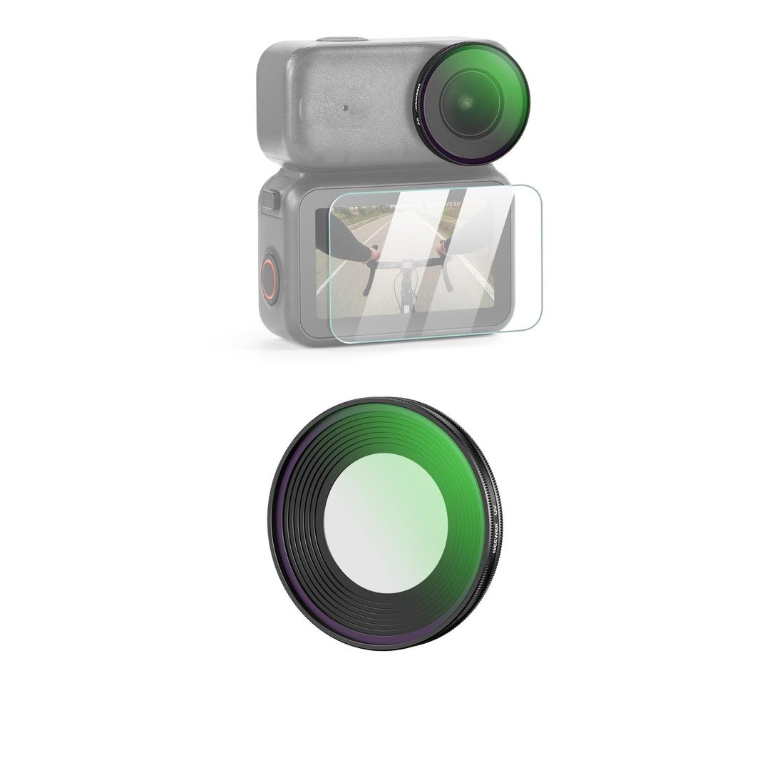 NEEWER UV Filter Kompatibel mit DJI Osmo Nano, aufschraubbarer Action Cam Objektiv Ultraviolett Schu
