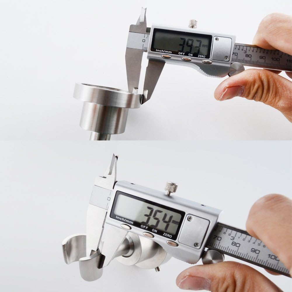 Massiver Edelstahl Brausehalter mit Kugelgelenk universal Modell KF -