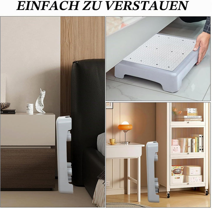 Anti-Rutsch Halbstufe, One Step Stool für Senioren, Tragbare Tritthocker Bis 200 Kg, Stapelbare Halb