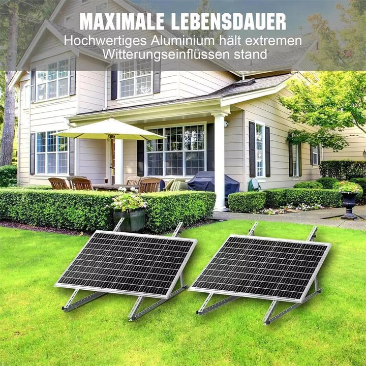 Solarmodul Halterung 45 Zoll,Photovoltaik Universal Solarmodul Halterungen 114CM, halterungen balkon
