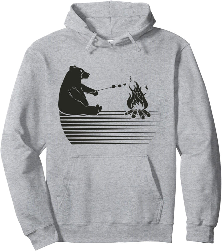 Bär Barbecue Outdoor Natur Wald Tier Pullover Hoodie