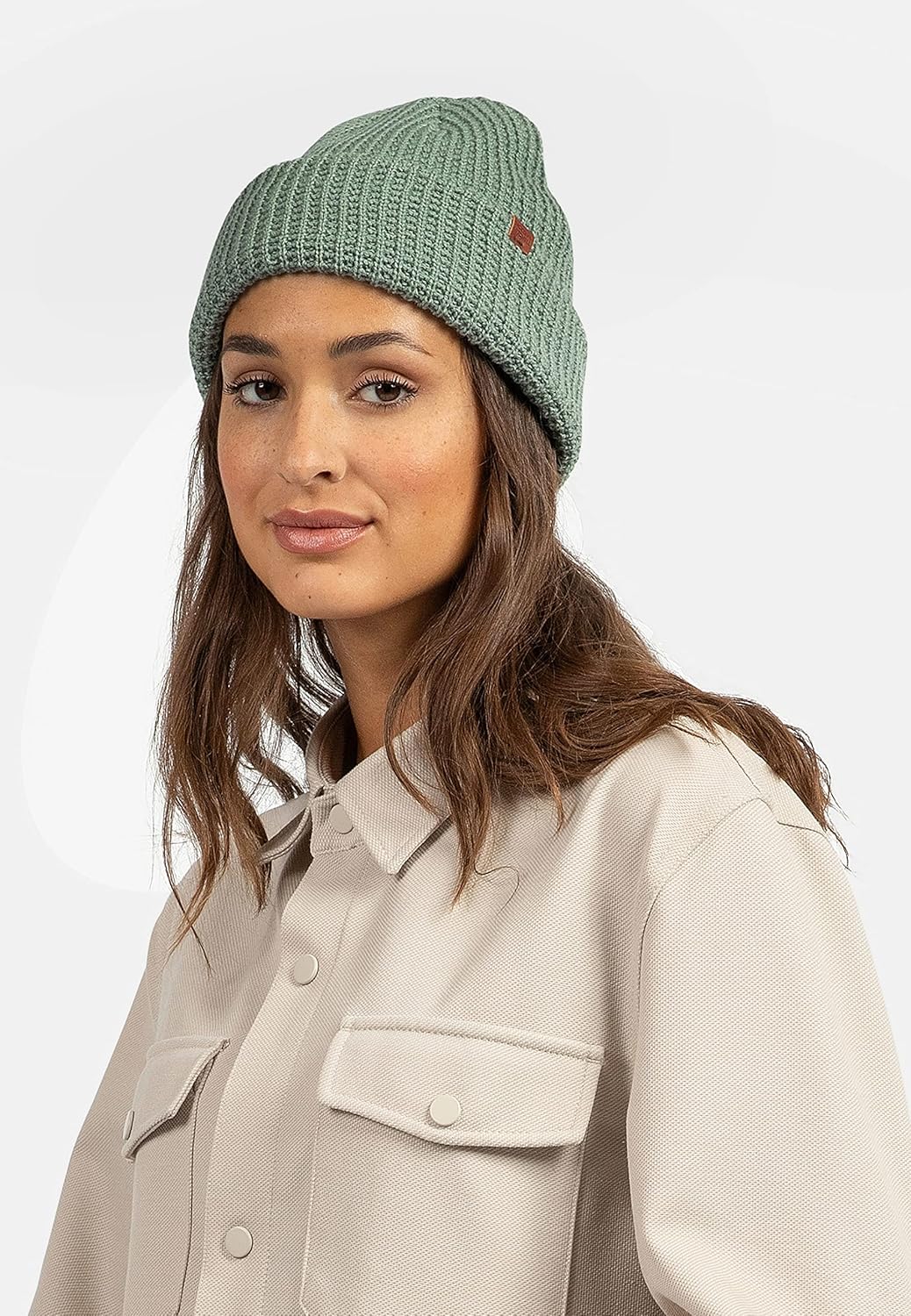 BICKLEY + MITCHELL Women's Waffle Structured Basic Womens 2015-01-11-55 Beanie Hat, Seagreen, One Si